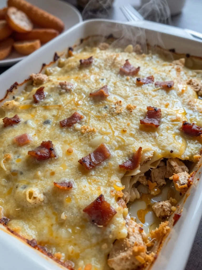 Chicken Bacon Ranch Casserole