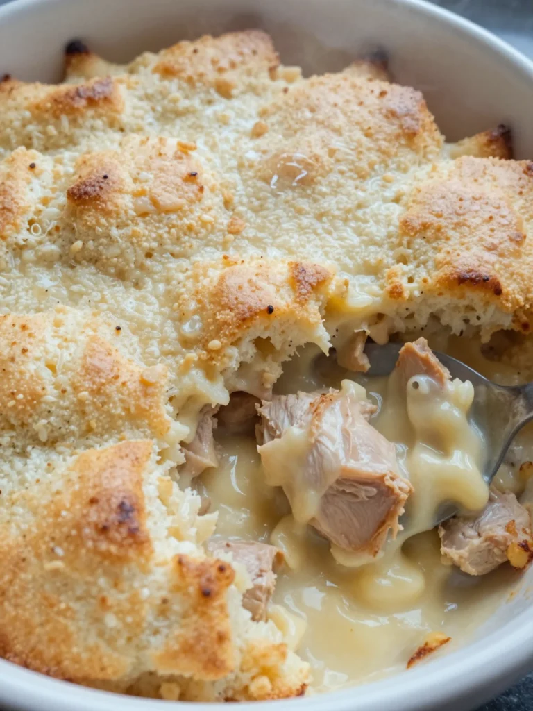 Chicken Biscuit Casserole