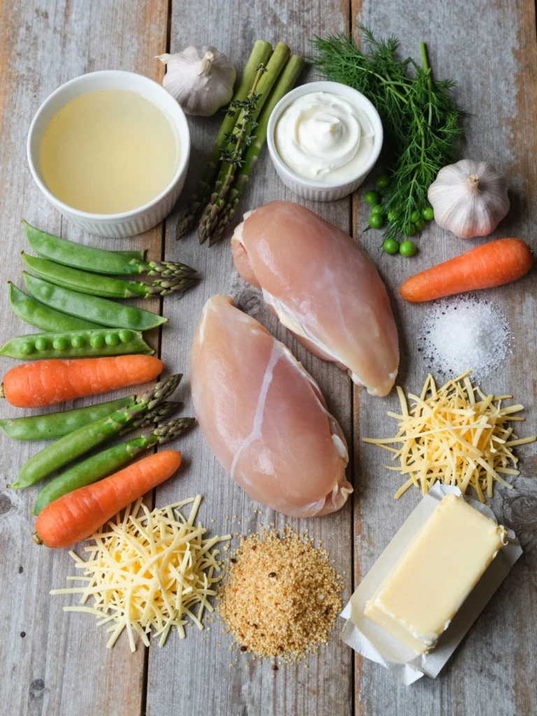 Chicken Spring Vegetable Casserole