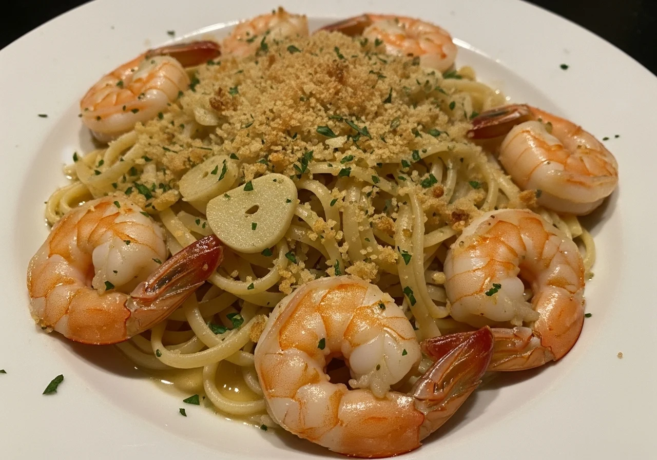 Shrimp Scampi Casserole