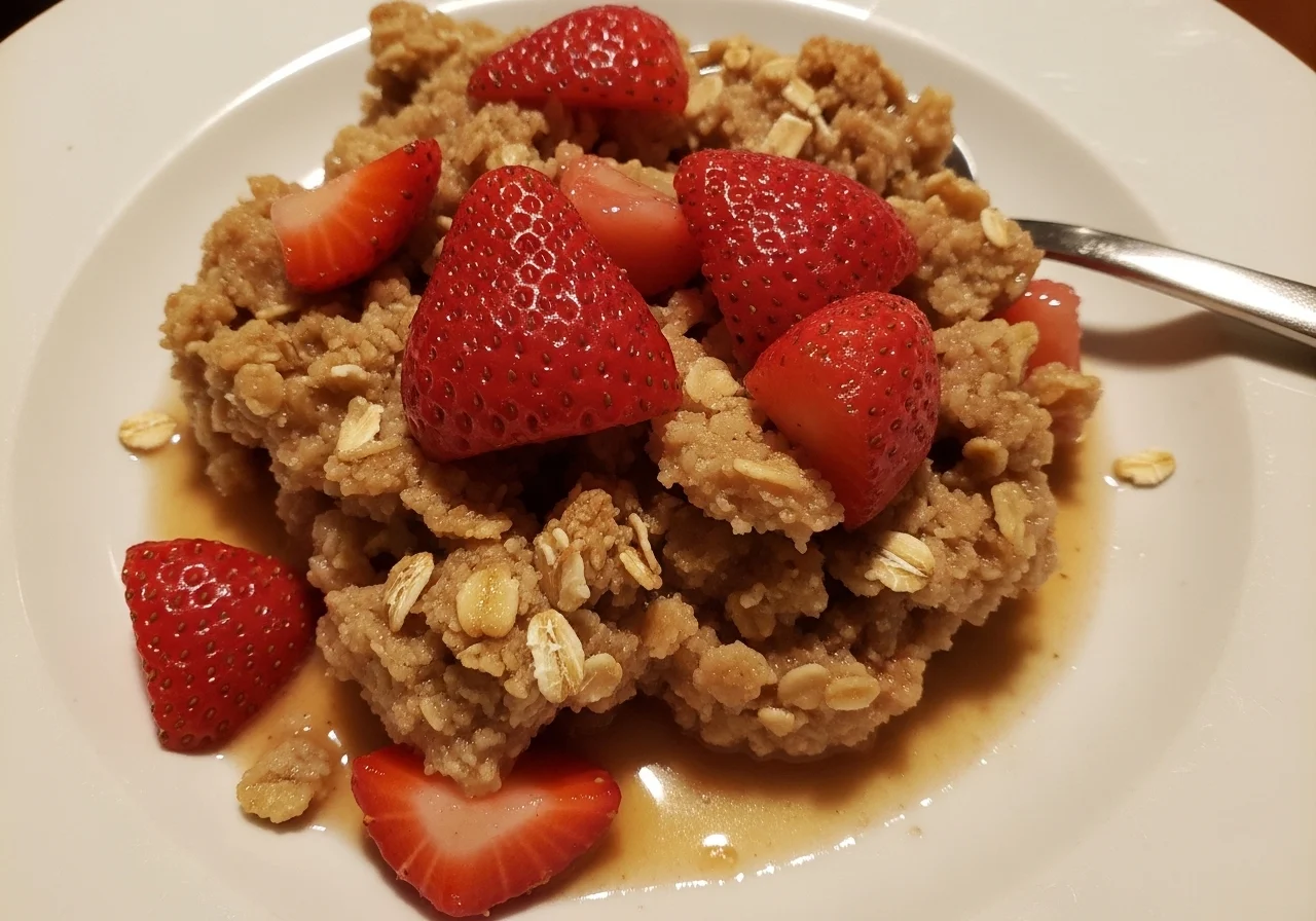 Strawberry Rhubarb Casserole