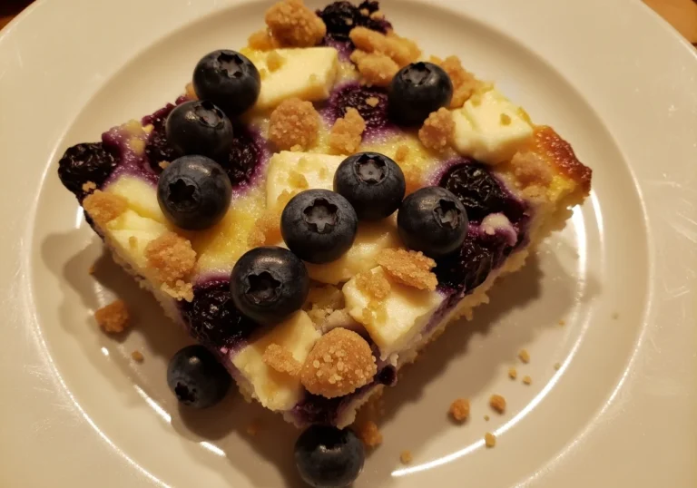 Lemon Blueberry Casserole