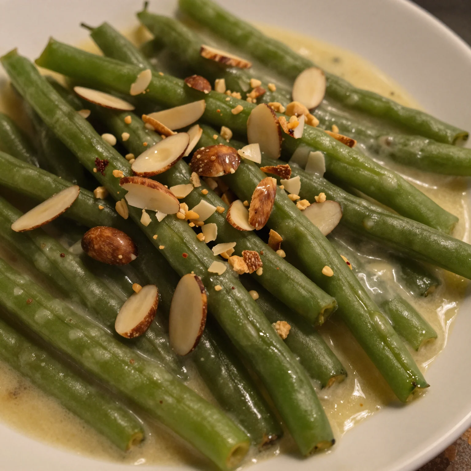 Green Bean Almondine Casserole