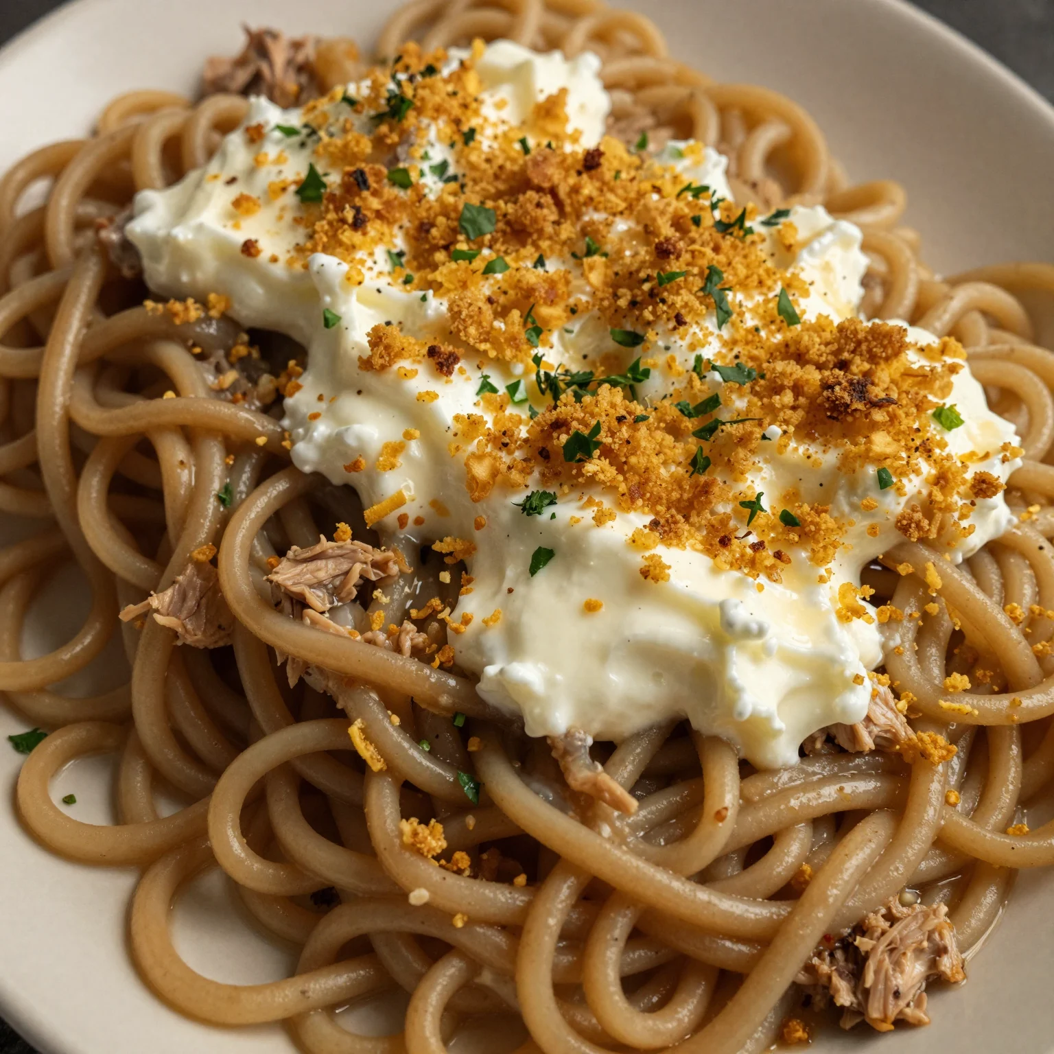 Light Tuna Noodle Casserole