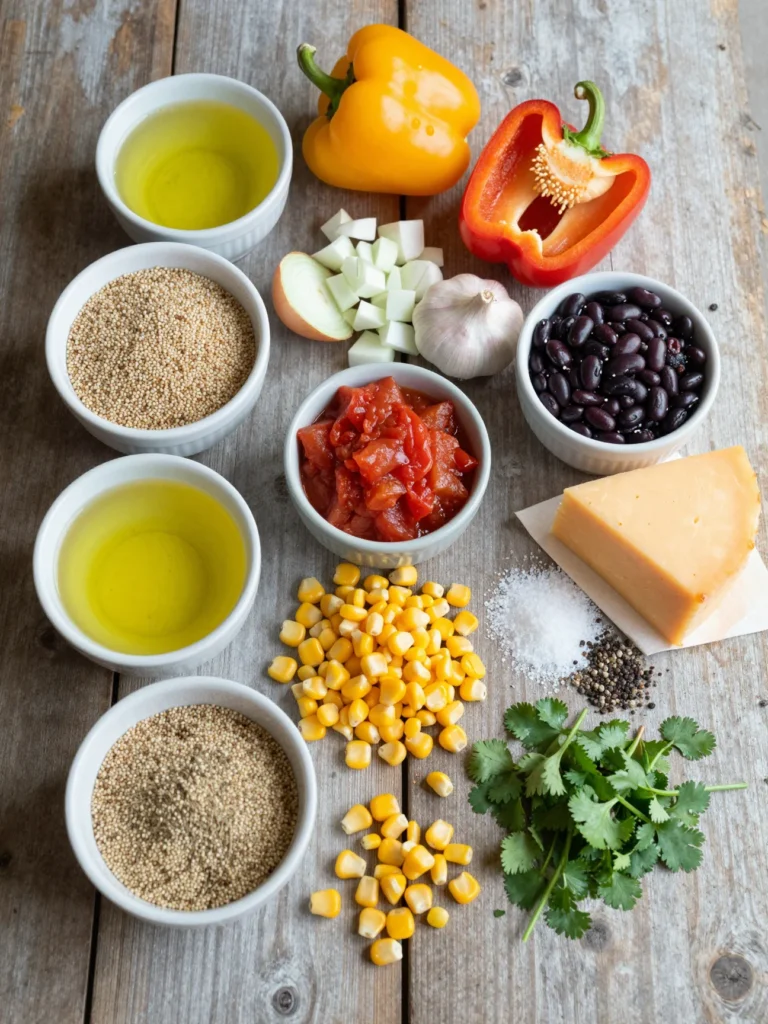 Quinoa Stuffed Pepper Casserole