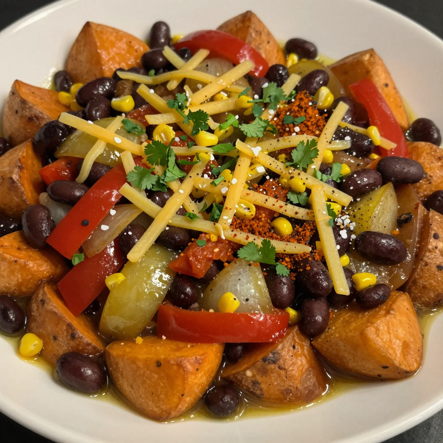 Sweet Potato Black Bean Casserole