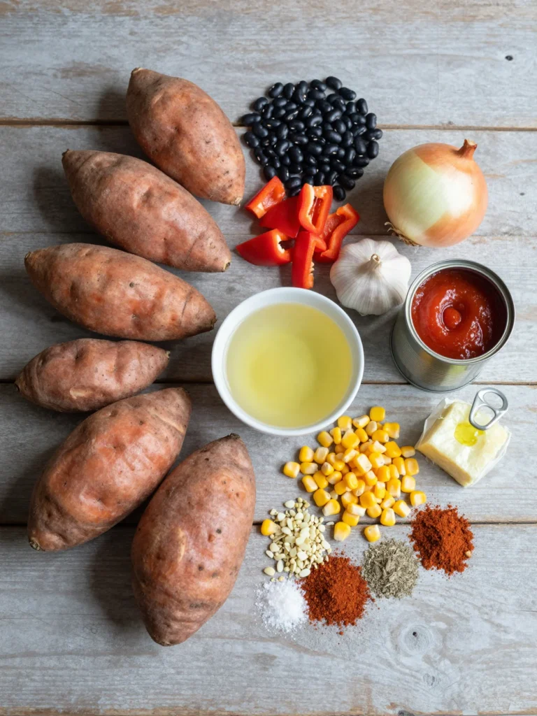 Sweet Potato Black Bean Casserole