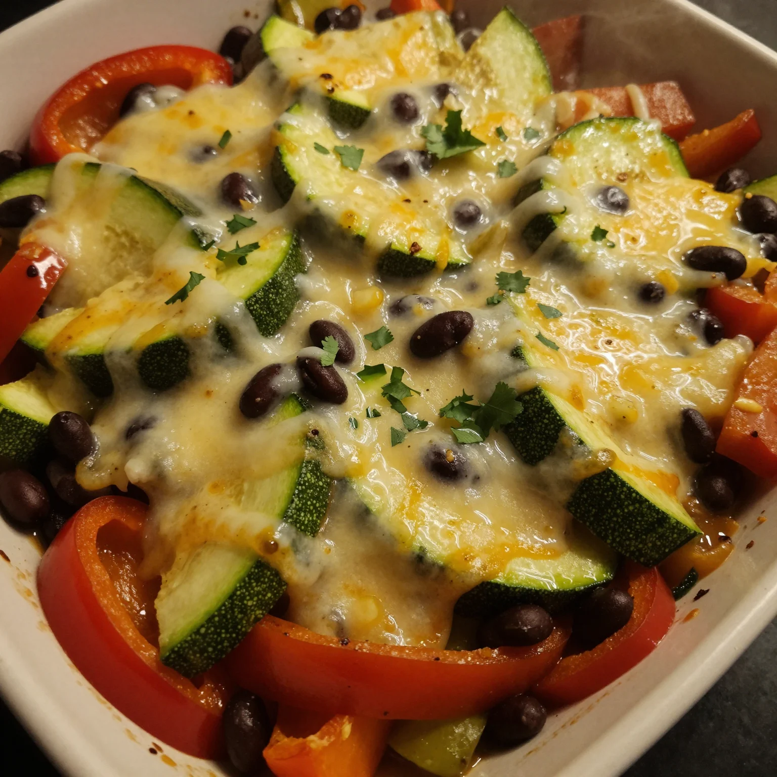 Veggie Fajita Casserole