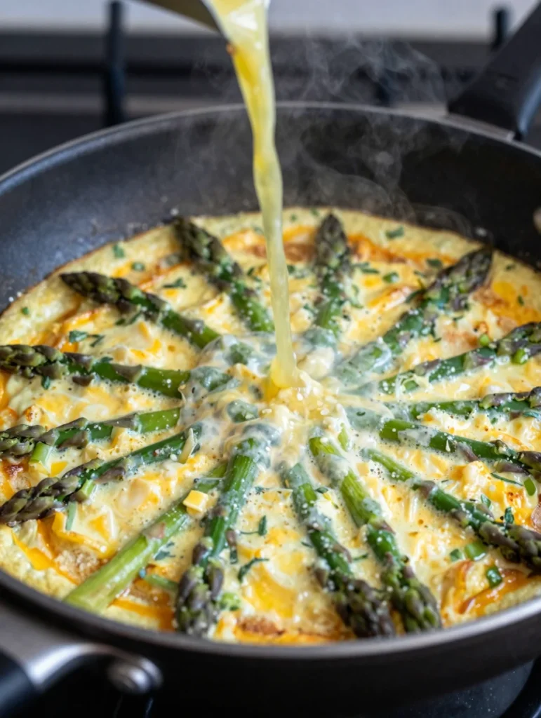 Asparagus and Cheese Frittata