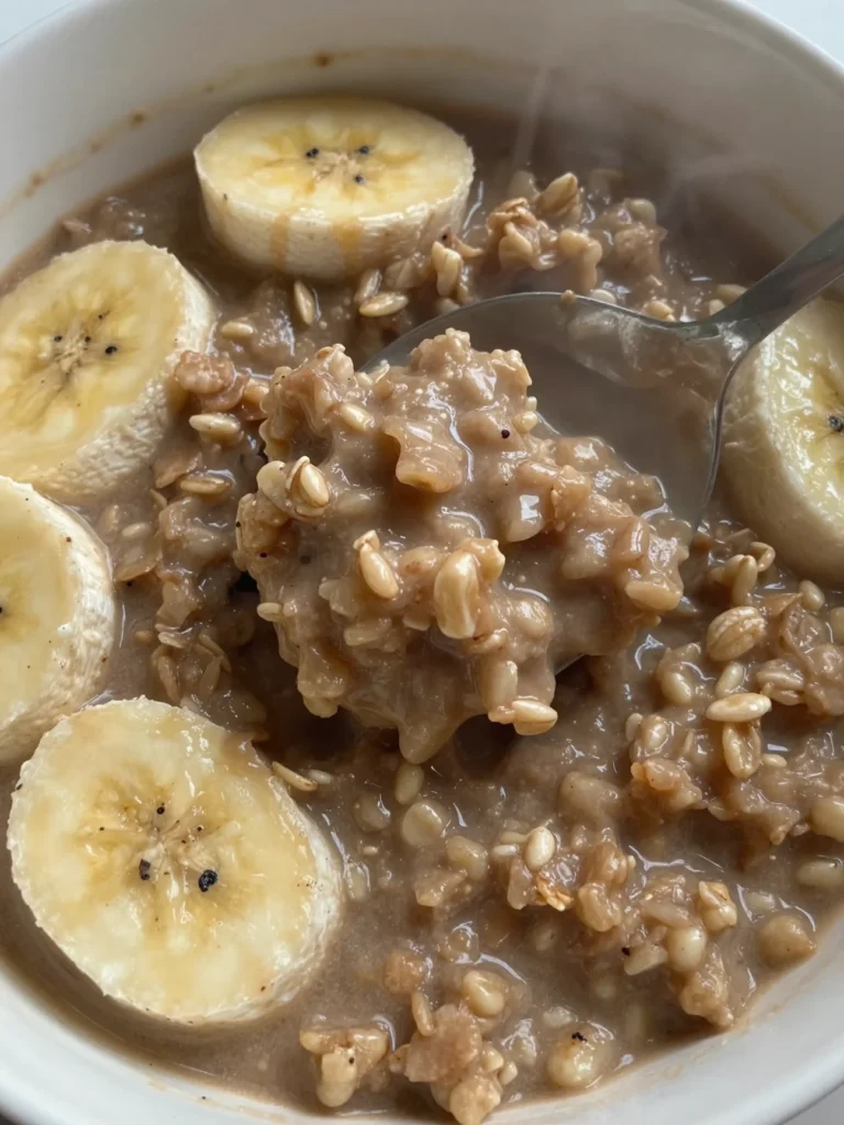Baked Banana Oatmeal