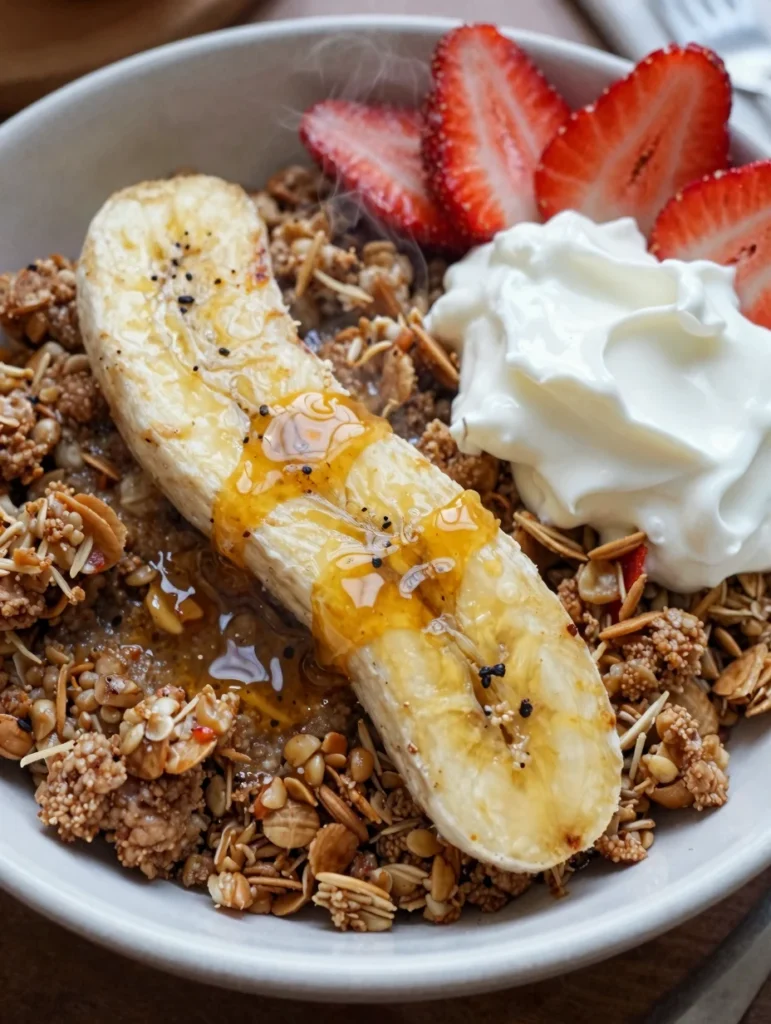 Baked Banana Oatmeal