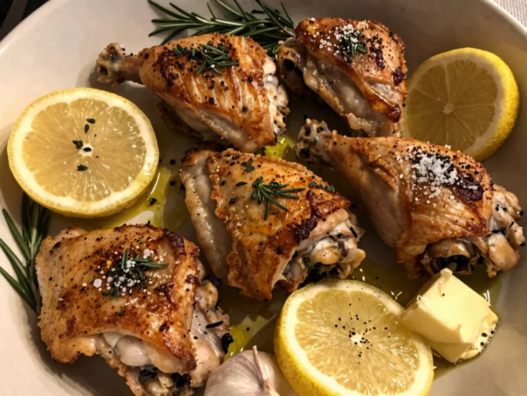 Baked Chicken with Lemon and Herbs