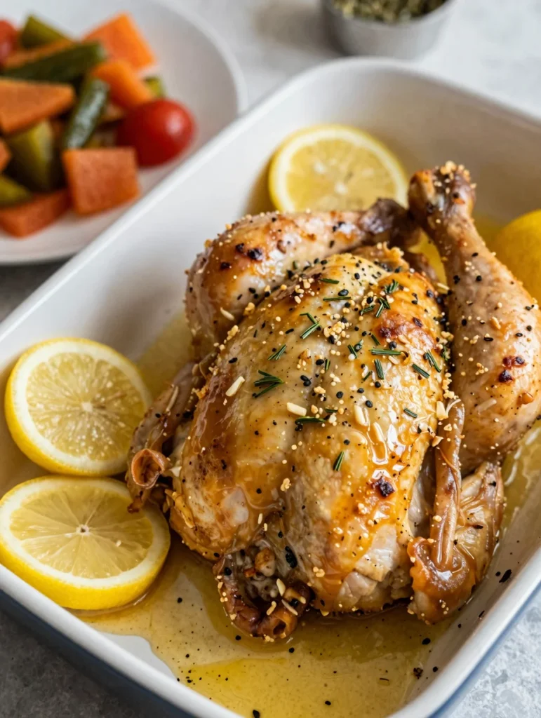Baked Chicken with Lemon and Herbs