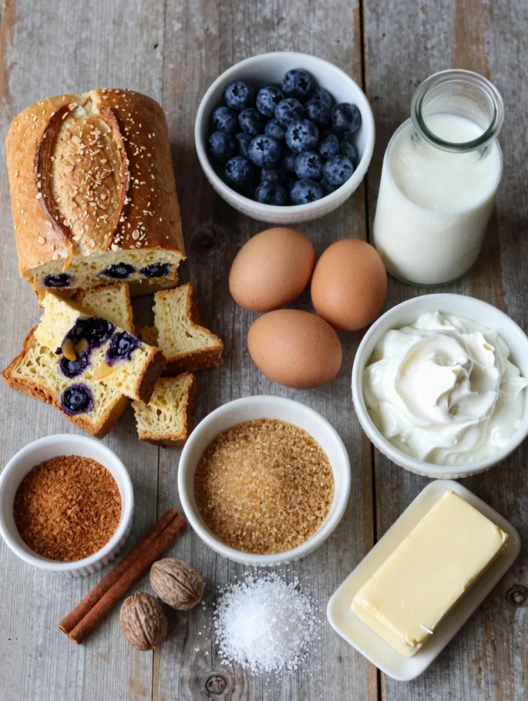 Blueberry French Toast Bake