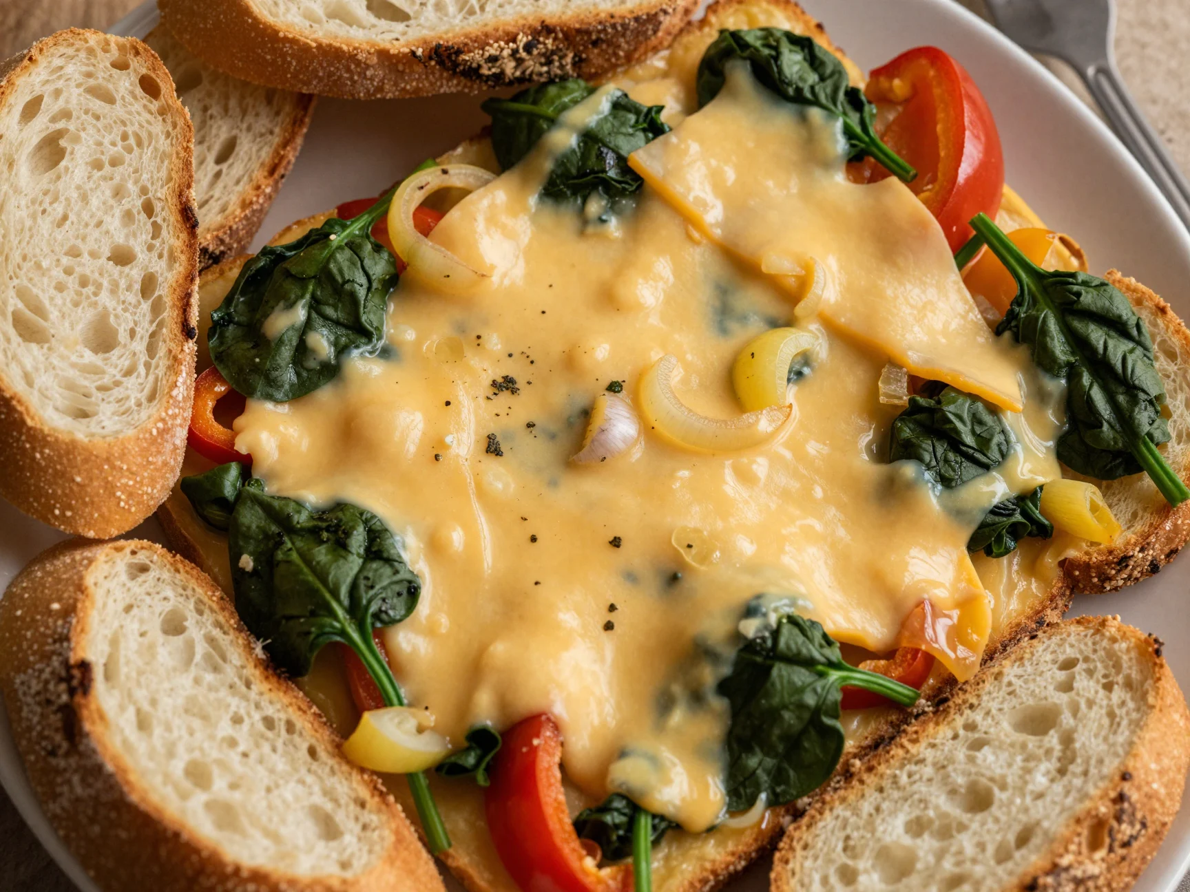 Cheese and Vegetable Strata