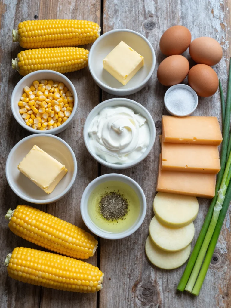 Corn and Cheddar Casserole