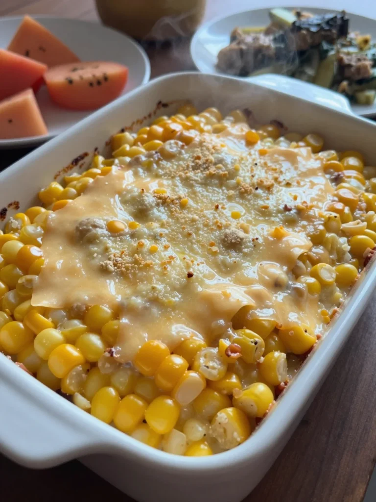 Corn and Cheddar Casserole