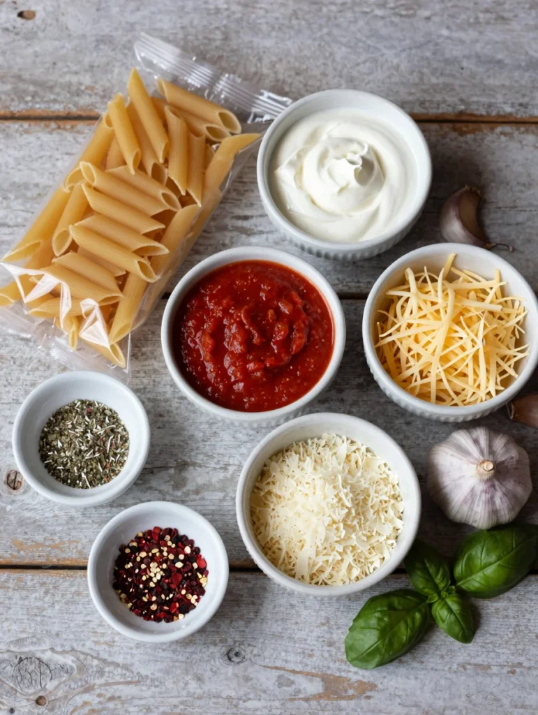 Creamy Tomato Pasta Bake