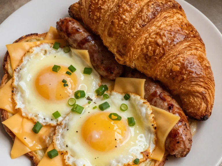 Croissant Breakfast Casserole