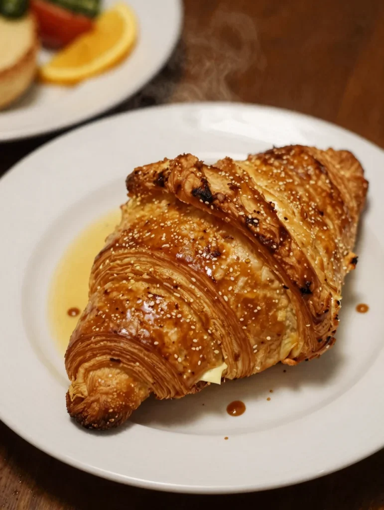 Croissant Breakfast Casserole