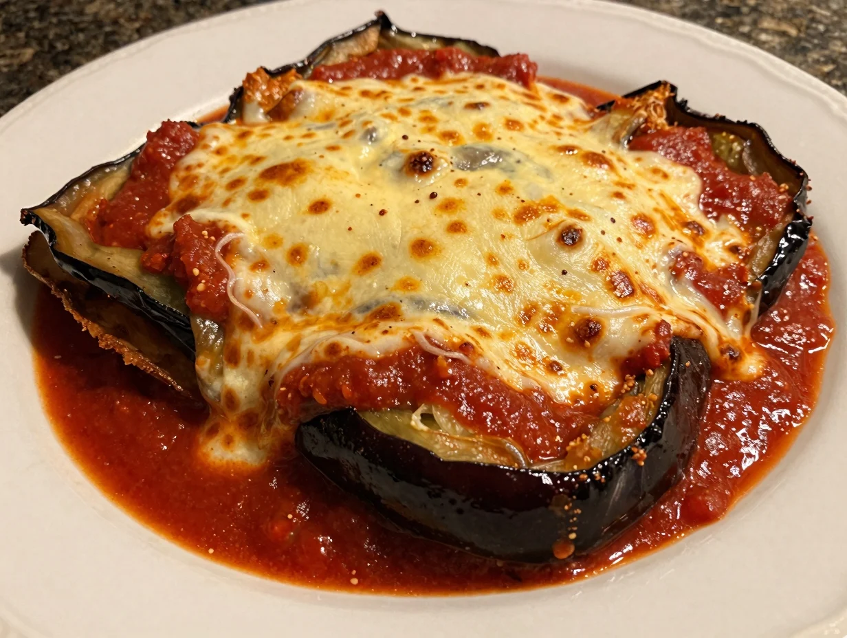Eggplant Parmesan Bake