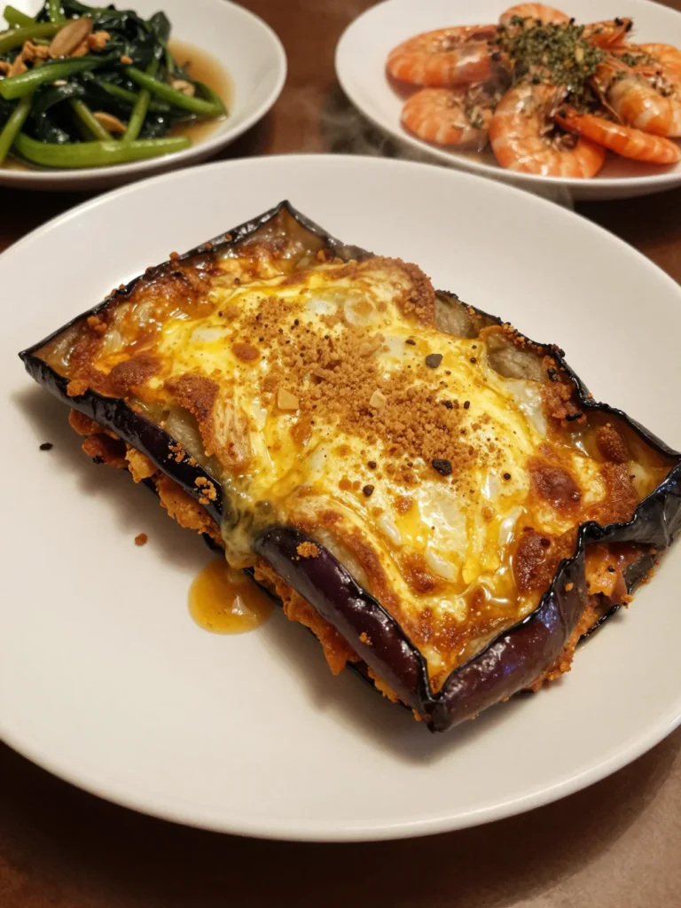 Eggplant Parmesan Bake