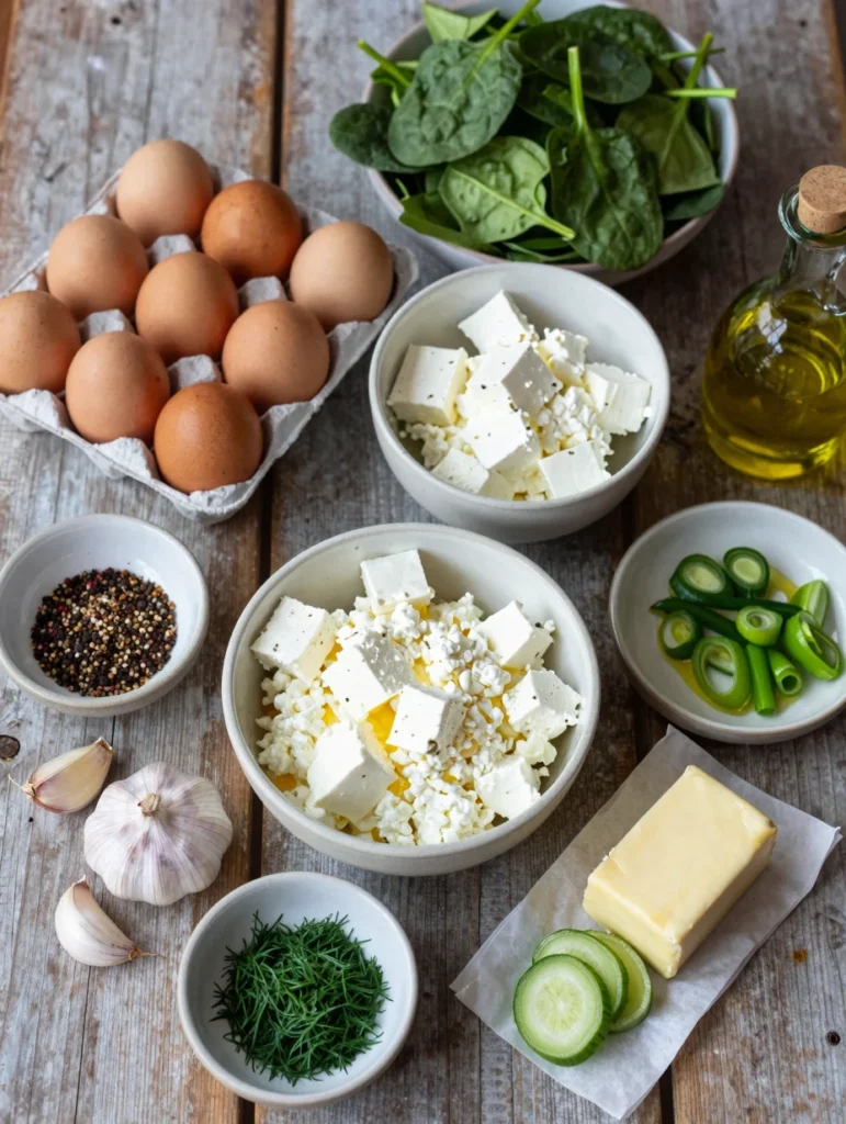 Greek Spinach Egg Casserole