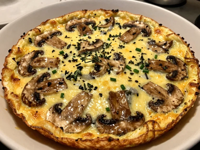 Mushroom and Herb Frittata Bake