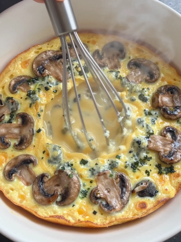 Mushroom and Herb Frittata Bake