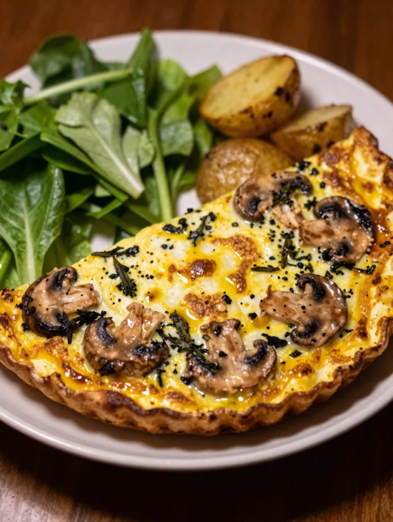 Mushroom and Herb Frittata Bake