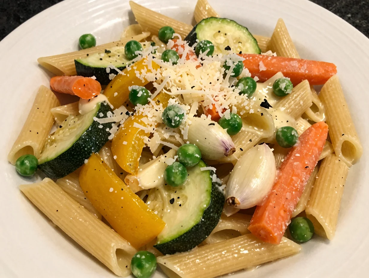 One Dish Pasta Primavera