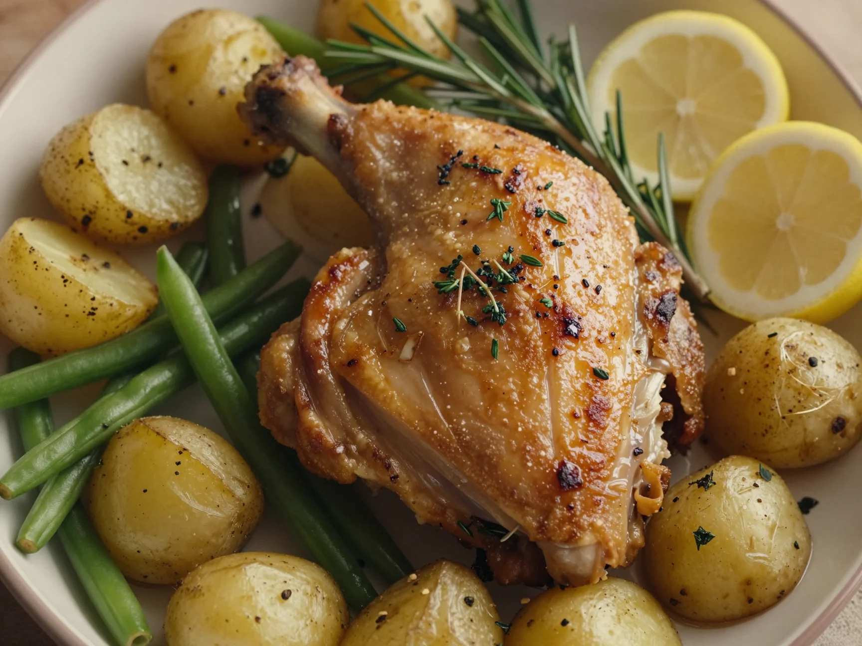 One Pan Baked Chicken Dinner