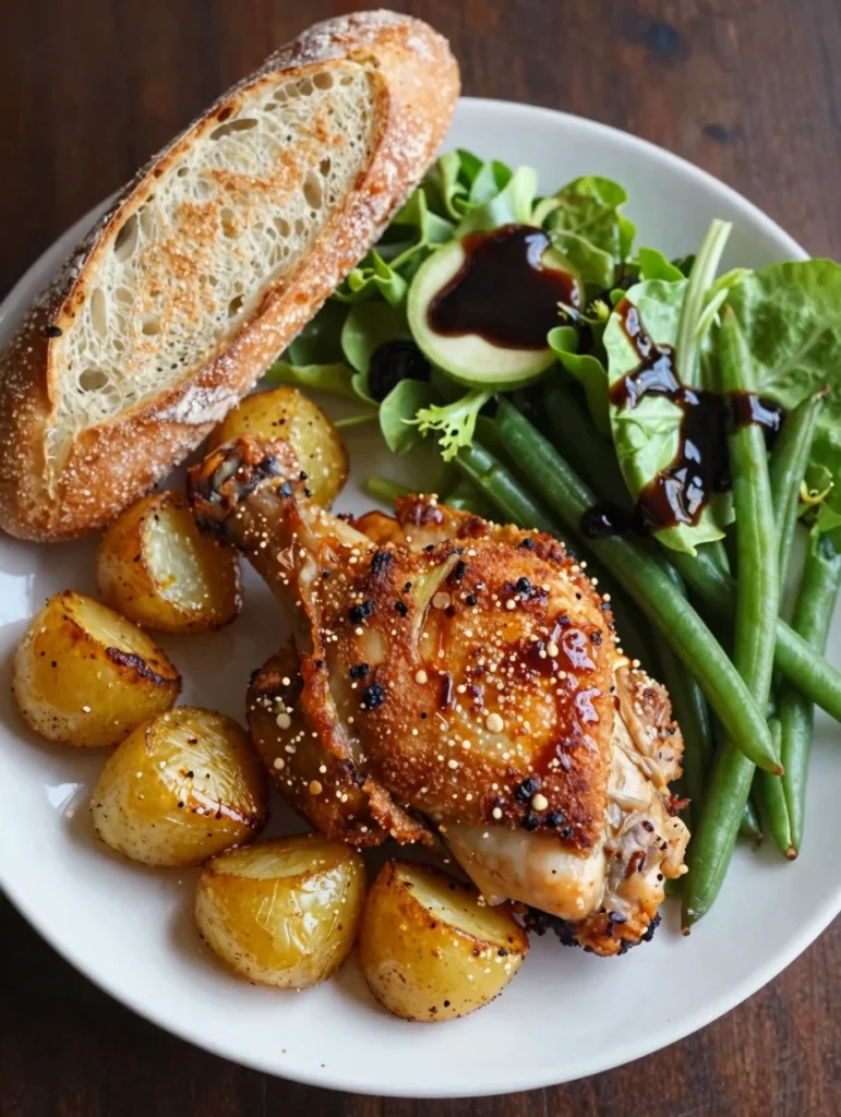 One Pan Baked Chicken Dinner