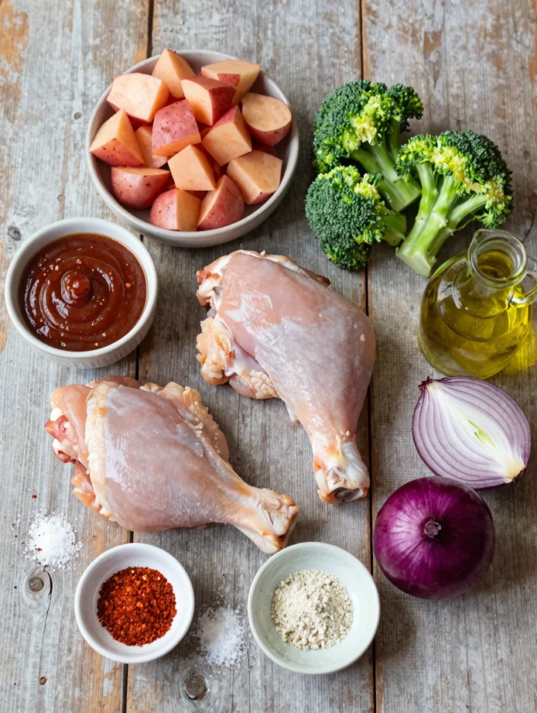 One Pan BBQ Chicken