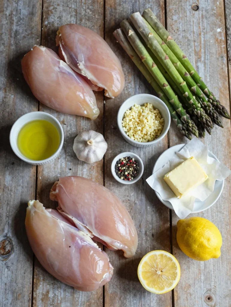 One Pan Chicken and Asparagus