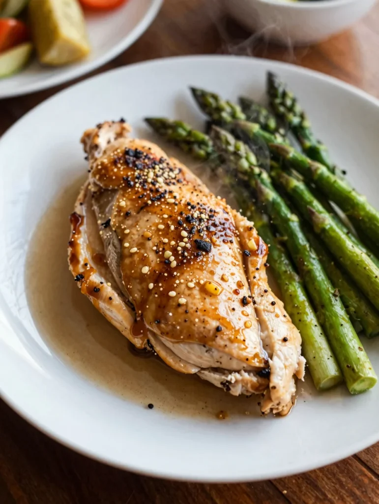 One Pan Chicken and Asparagus