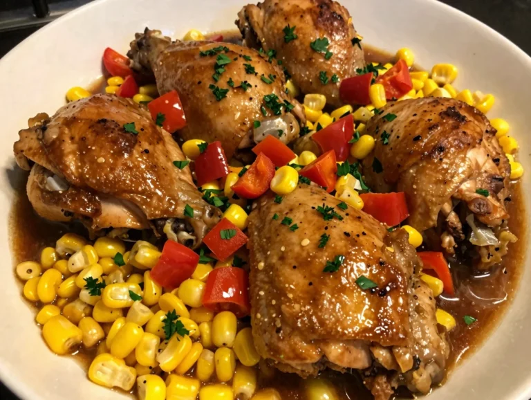 One Pan Chicken and Corn