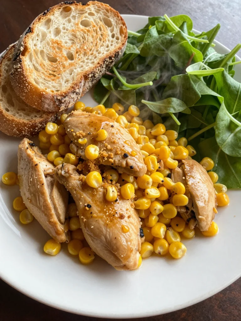 One Pan Chicken and Corn