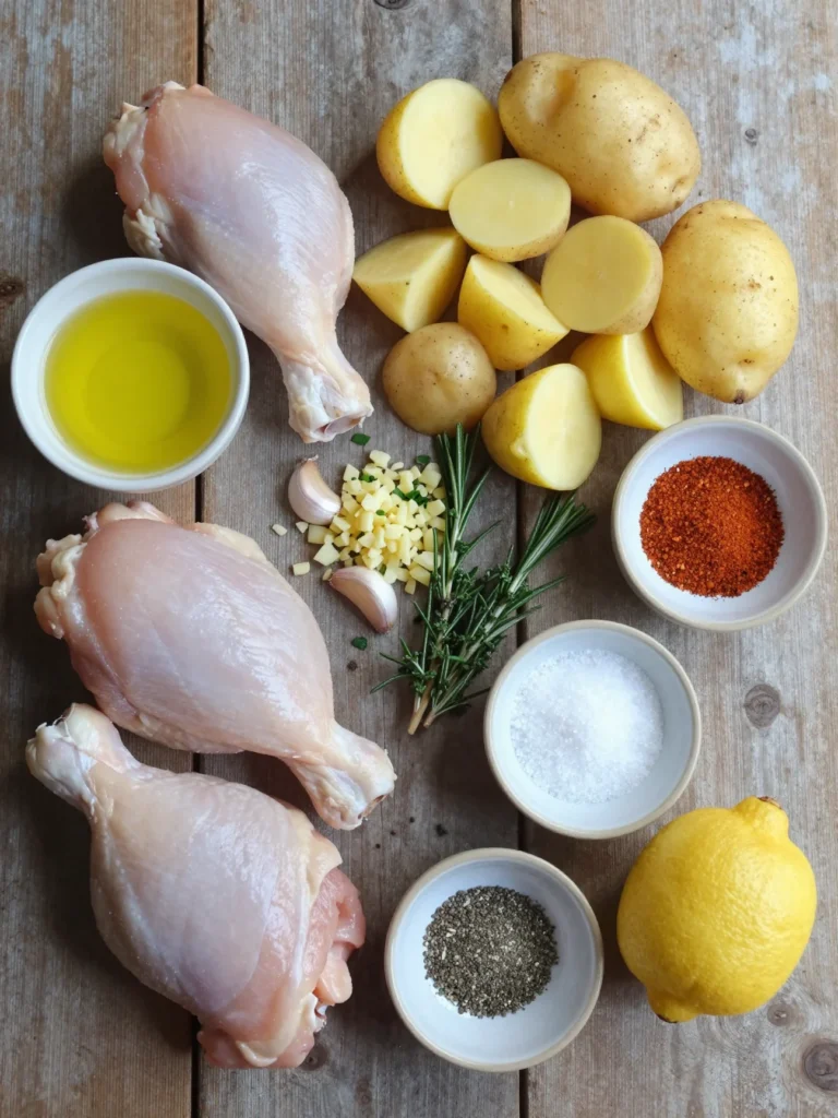 One Pan Chicken and Potatoes