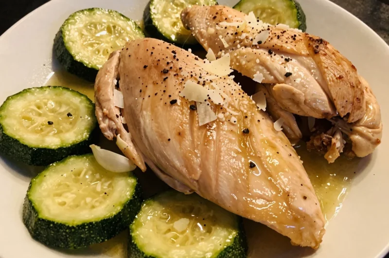 One Pan Chicken and Zucchini