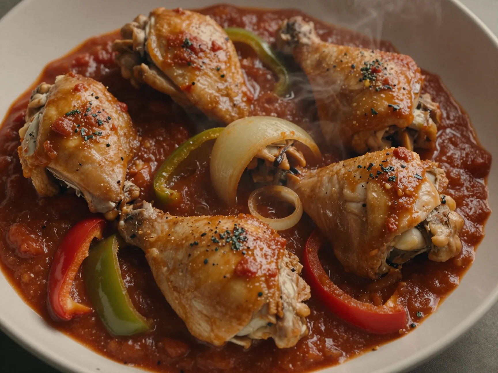 One Pan Chicken Cacciatore