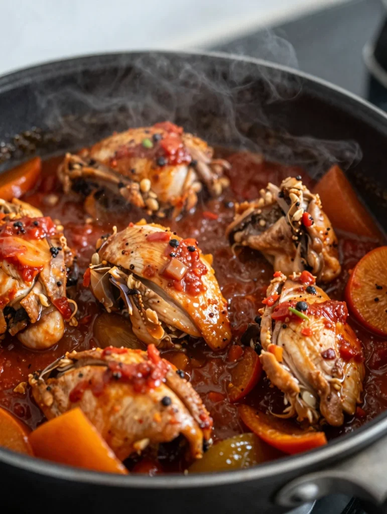 One Pan Chicken Cacciatore