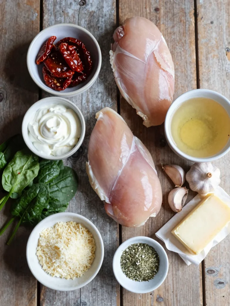One Pan Chicken with Sun Dried Tomatoes