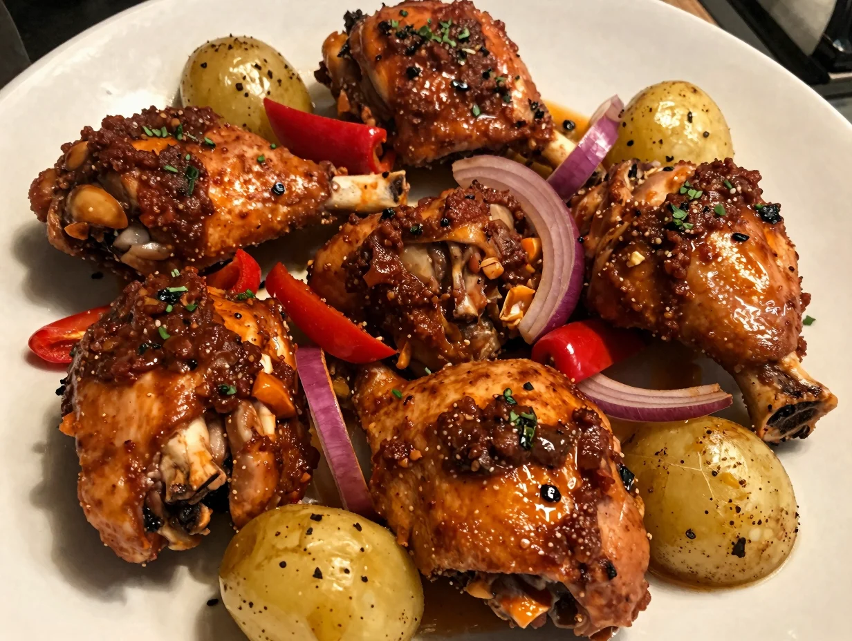 One Pan Harissa Chicken