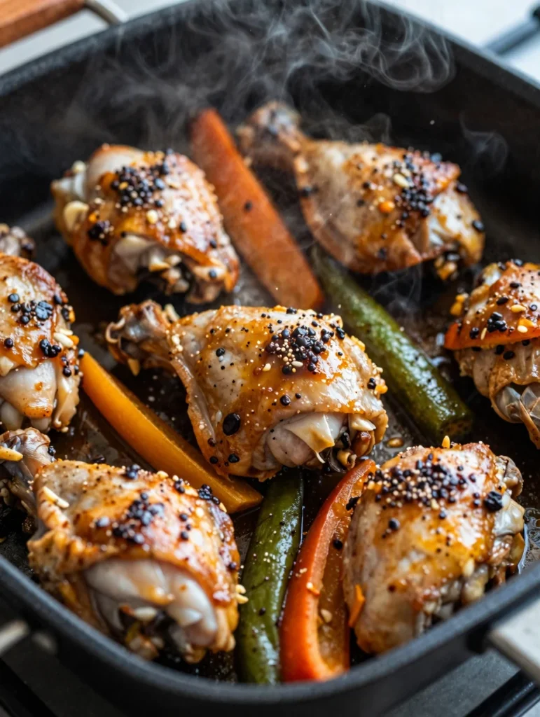 One Pan Harissa Chicken