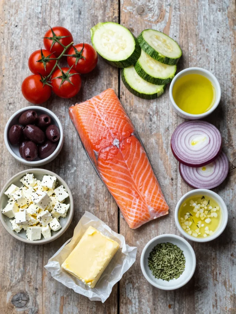 One Pan Mediterranean Salmon