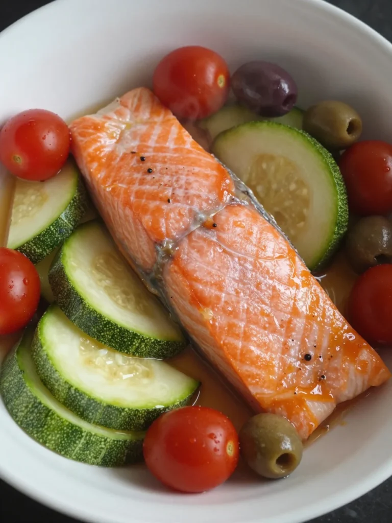 One Pan Mediterranean Salmon