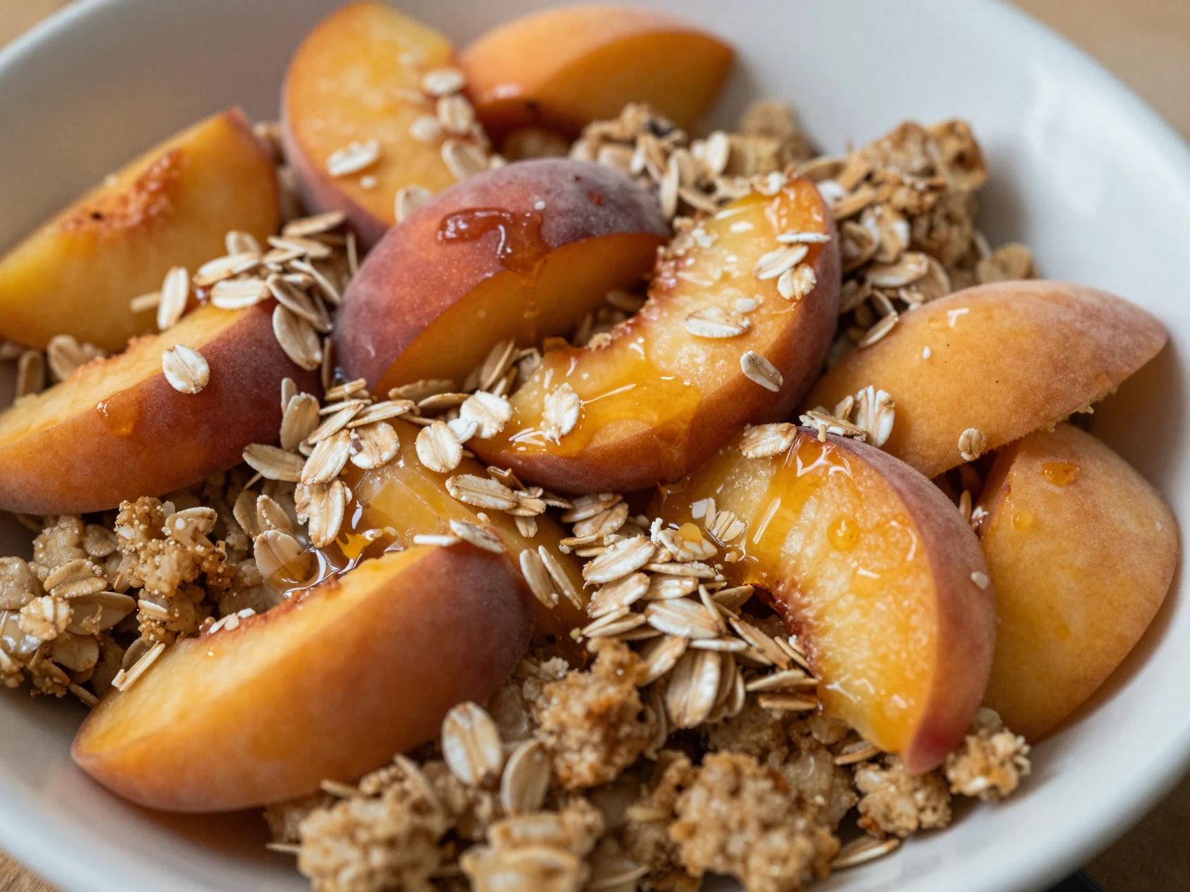 Peach Baked Oatmeal