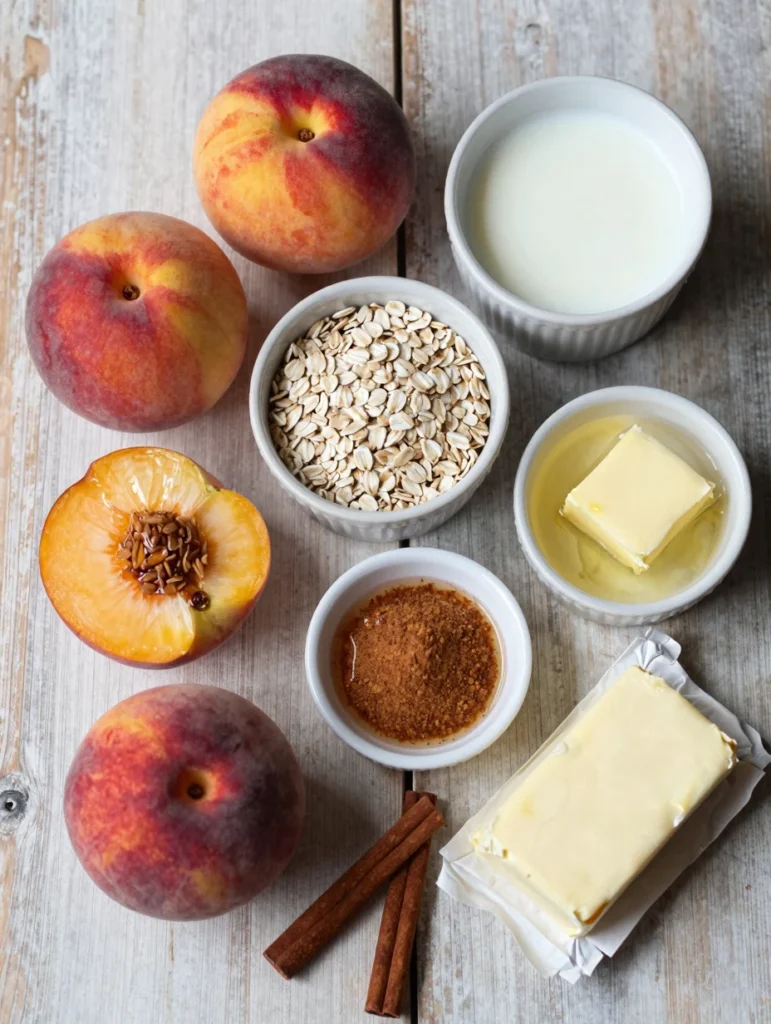 Peach Baked Oatmeal