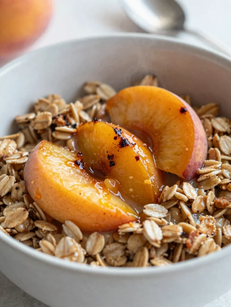 Peach Baked Oatmeal